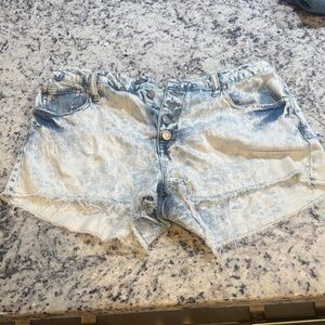 Altar'd State Light Blue Jean Shorts